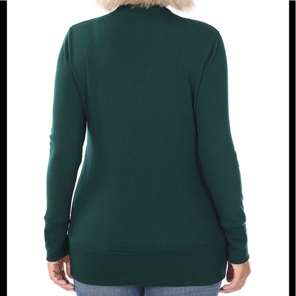 Plus Size Snap Front Cardigan - Picture 3 of 4